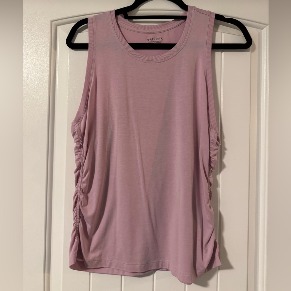 Athleta Ruched-Side Tank Top Size XL EUC